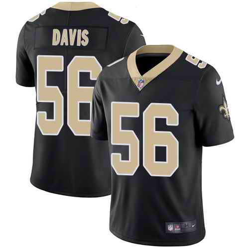 Nike Men & Women & Youth Saints 56 DeMario Davis Black NFL Vapor Untouchable Limited Jersey,We sell and wholesale Nike Men & Women & Youth Saints 56 DeMario Davis Black NFL Vapor Untouchable Limited Jersey on line form chian!